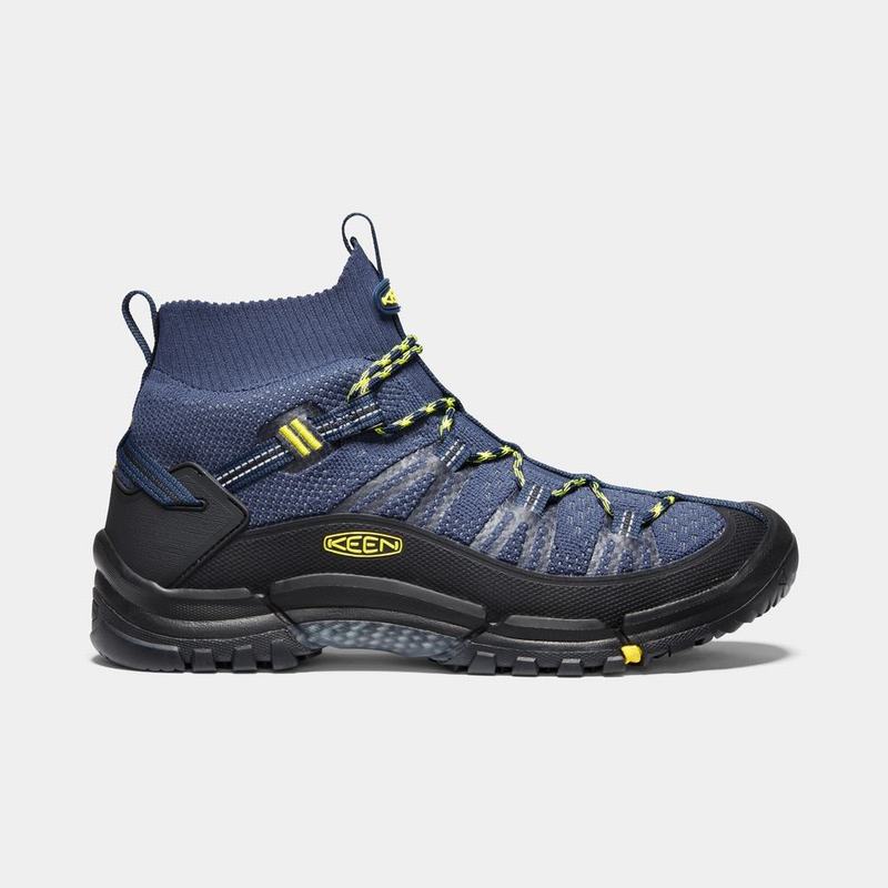 Keen Axis Evo Mid - Erkek Trekking Bot - Mavi/Sarı/Siyah - Turkey (580731MIA)